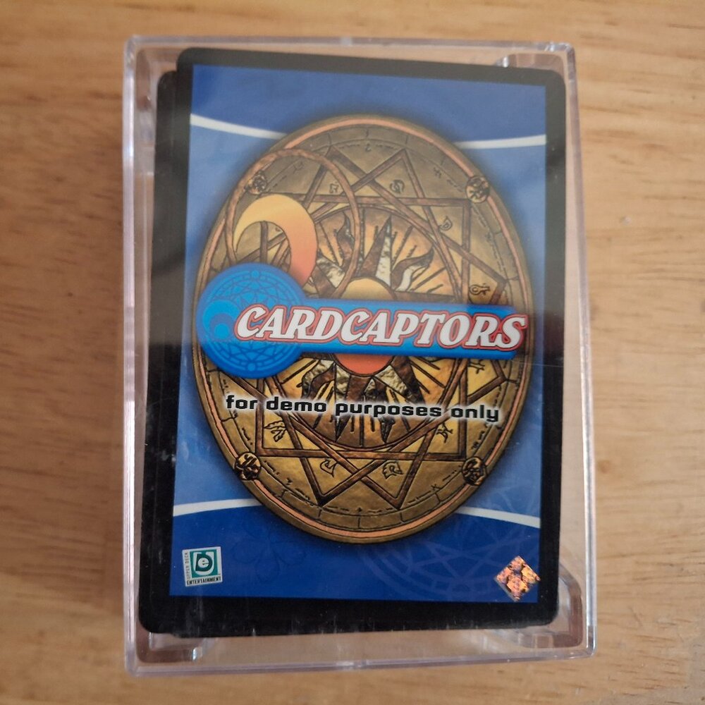 RARE Promotional 2001 Cardcaptors Trading Card Game – For Demo Purposes Only